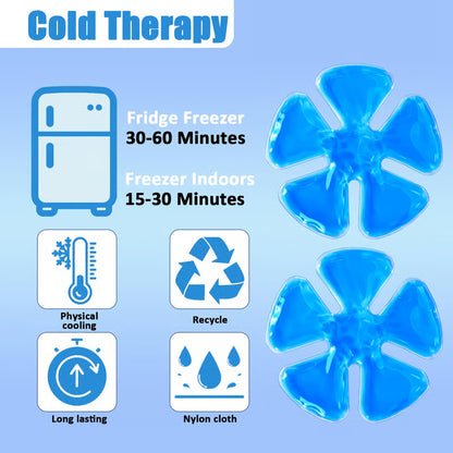 🧊Reusable Gel Ice Pack Hat Inserts for Head Cooling