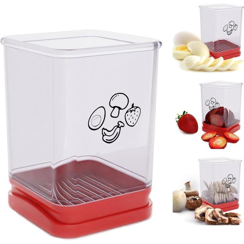 Quick-Cut Fruit Cup Slicer，Easy Fruit Prep Tool