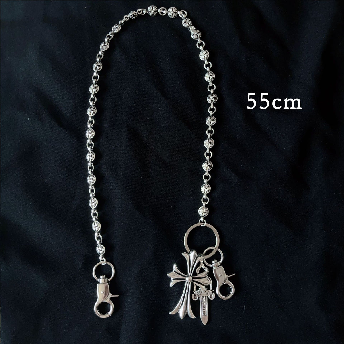 Multi-Functional Pant Chain – Bag Charm/Waist/Jeans Chain, Sword/Bead/Cross Waist Chain