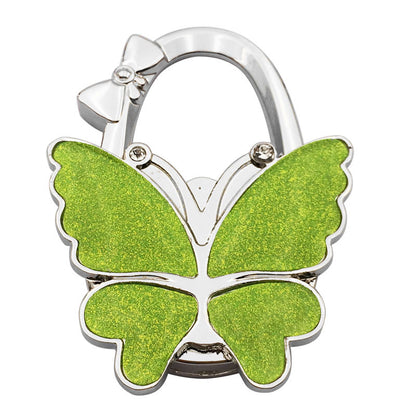 🦋✨ Sparkly Butterfly Foldable Handbag Hook – Cute Portable Non-Slip Purse Hanger for Girls, Travel & Restaurants