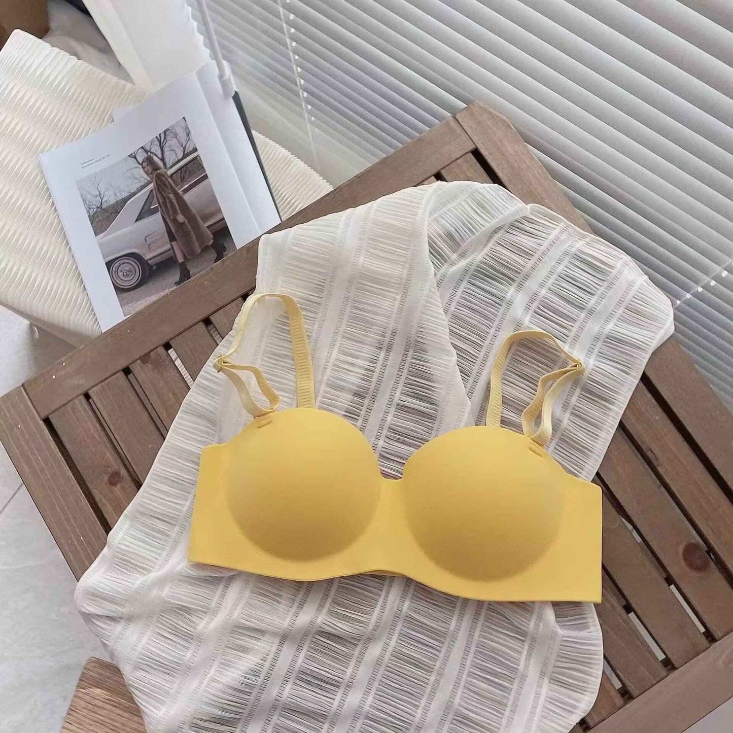 ✨ Seamless Strapless Bra｜Wireless, Removable Straps & All-Day Comfort