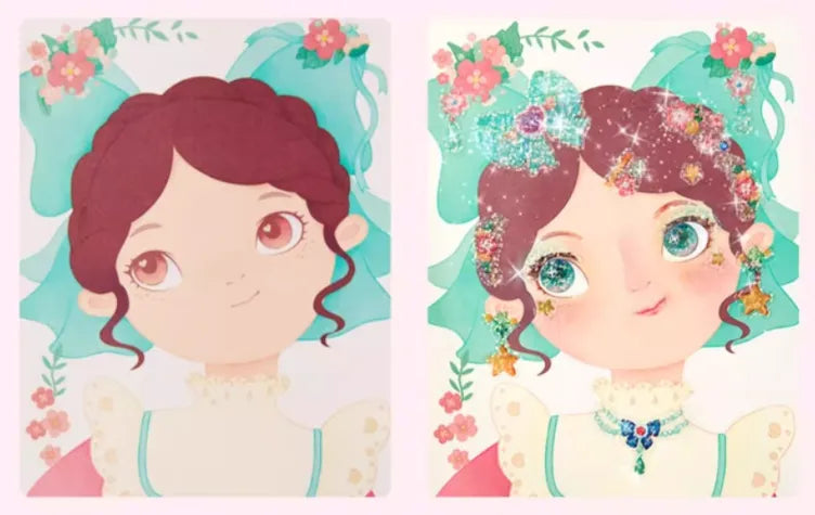Fantasy 3-in-1 Princess Dress Up & Make Up Game Set