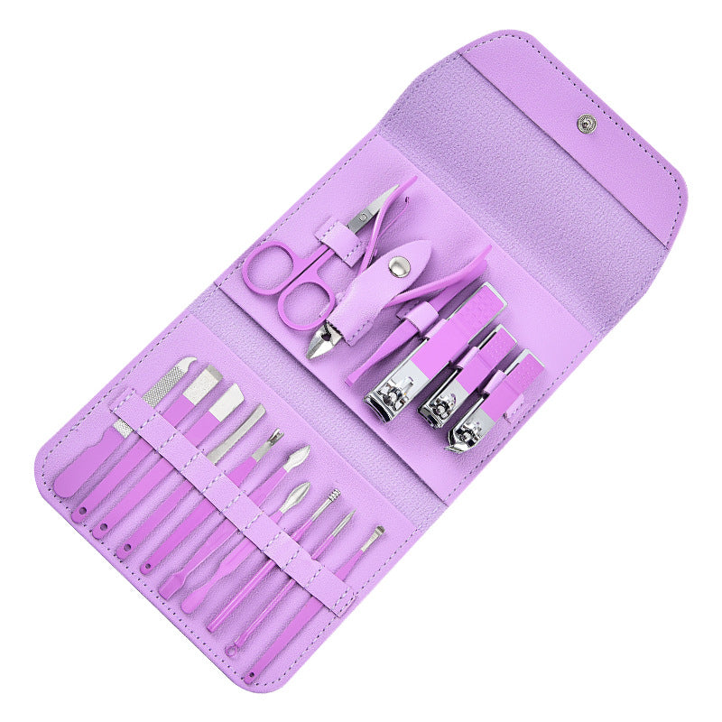 16-Piece Nail Care Set – Complete for Family, All in One Box