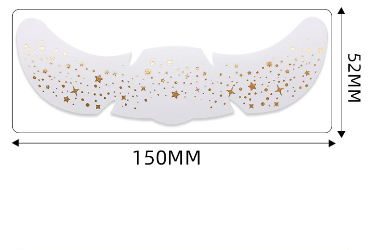 Gold foil freckle stickers, waterproof