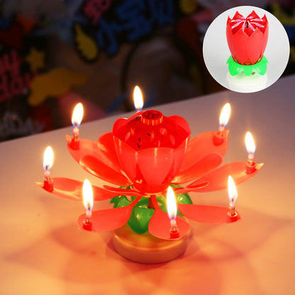 Magic Flower Musical Birthday Candle