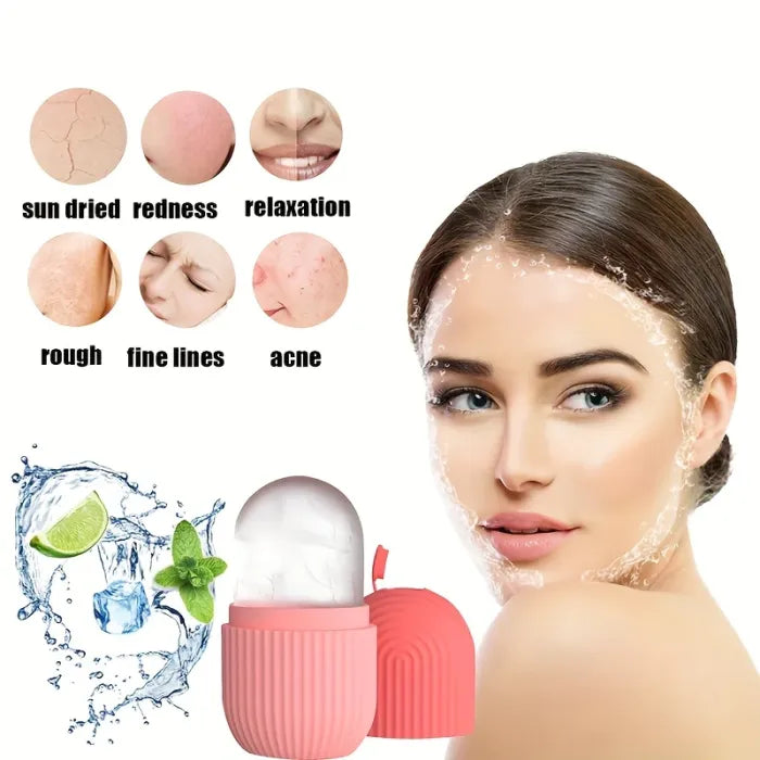 Facial Ice roller - moisturizes, reduces inflammation and swelling, shrinks pores, tightens skin