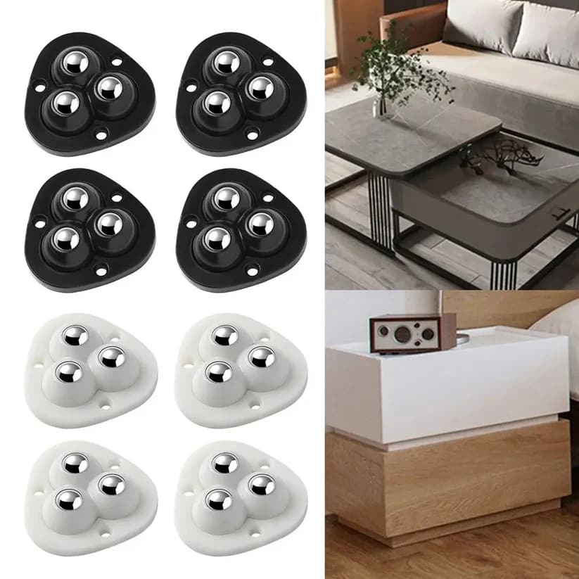 Mini Swivel Wheels – 360° Silent Rotation, Heavy Duty