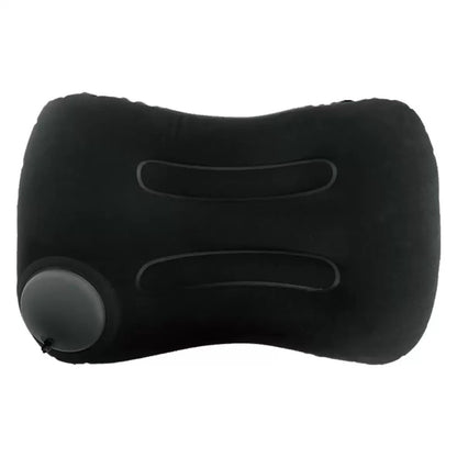 Foldable Press-to-Inflate Travel Back Pillow