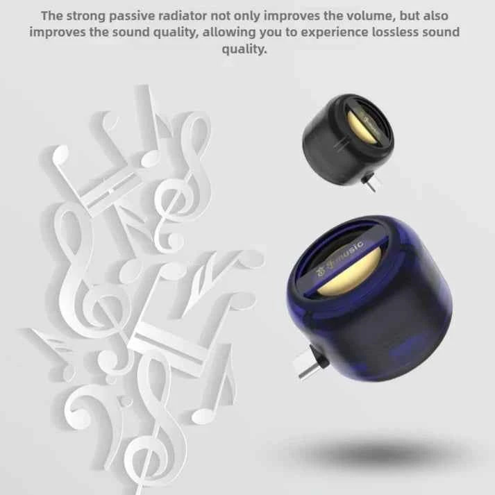 Portable 5X Speaker Amplifier–Plug & Play for Music/Calls