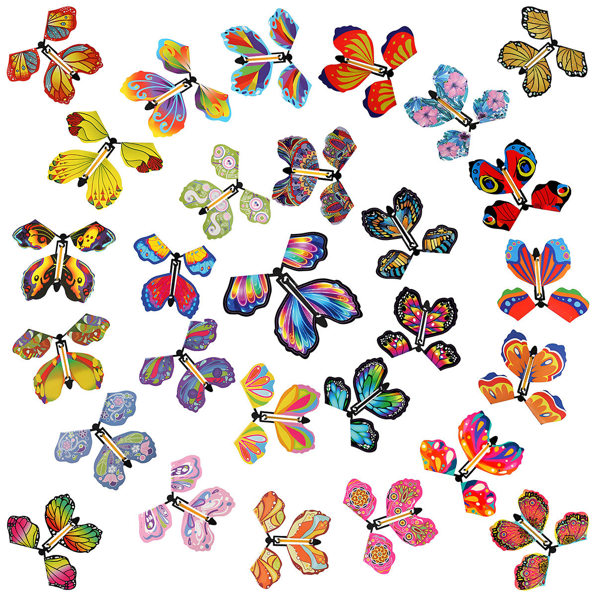 10pcs Magic Props Flying Magic Butterflies