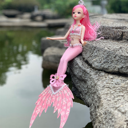 Drill Tail Mermaid Princess Doll