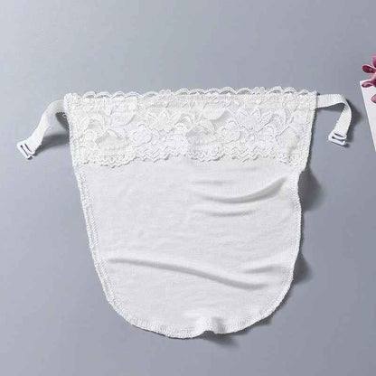 [4 PCS]Lace Seamless Chest Cover – V-Neck Layering Top, Adjustable & Anti-Slip, Summer Essential