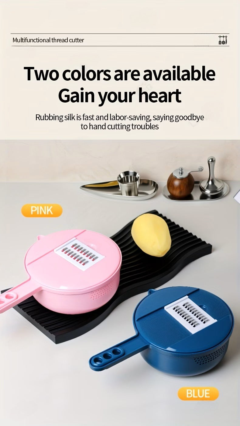 12-in-1 Multifunctional Vegetable Chopper – Easy Slicing&Grating for Everyday Cooking
