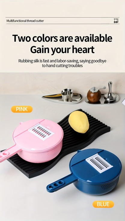12-in-1 Multifunctional Vegetable Chopper – Easy Slicing&Grating for Everyday Cooking