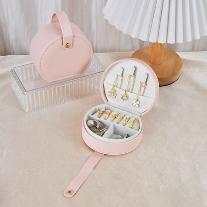 French Style Half-Round Jewelry Box – Handbag Shape & Portable