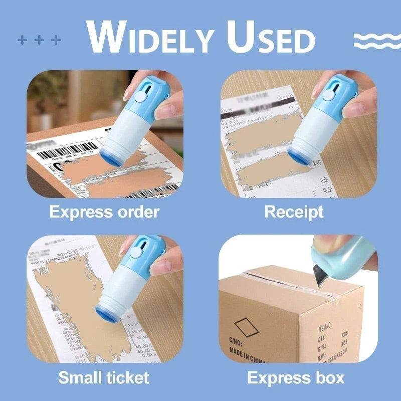 Correction Fluid & Box Opener – Erase Info, Open Boxes