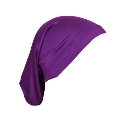 Modal Solid Color Tube Cap & Hijab Underscarf for Women – Soft Mercerized Cotton Inner Hijab Cap