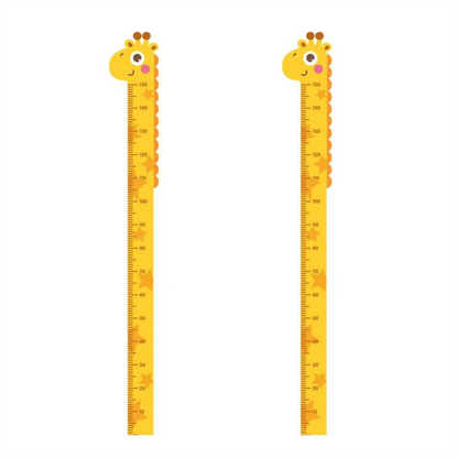 Removable Cartoon Kids Height Ruler Wall Sticker | Child Growth Measuring Chart