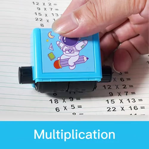 Addition-Subtraction Wheel Stamp & Multiplication-Division Practice Math Stamp
