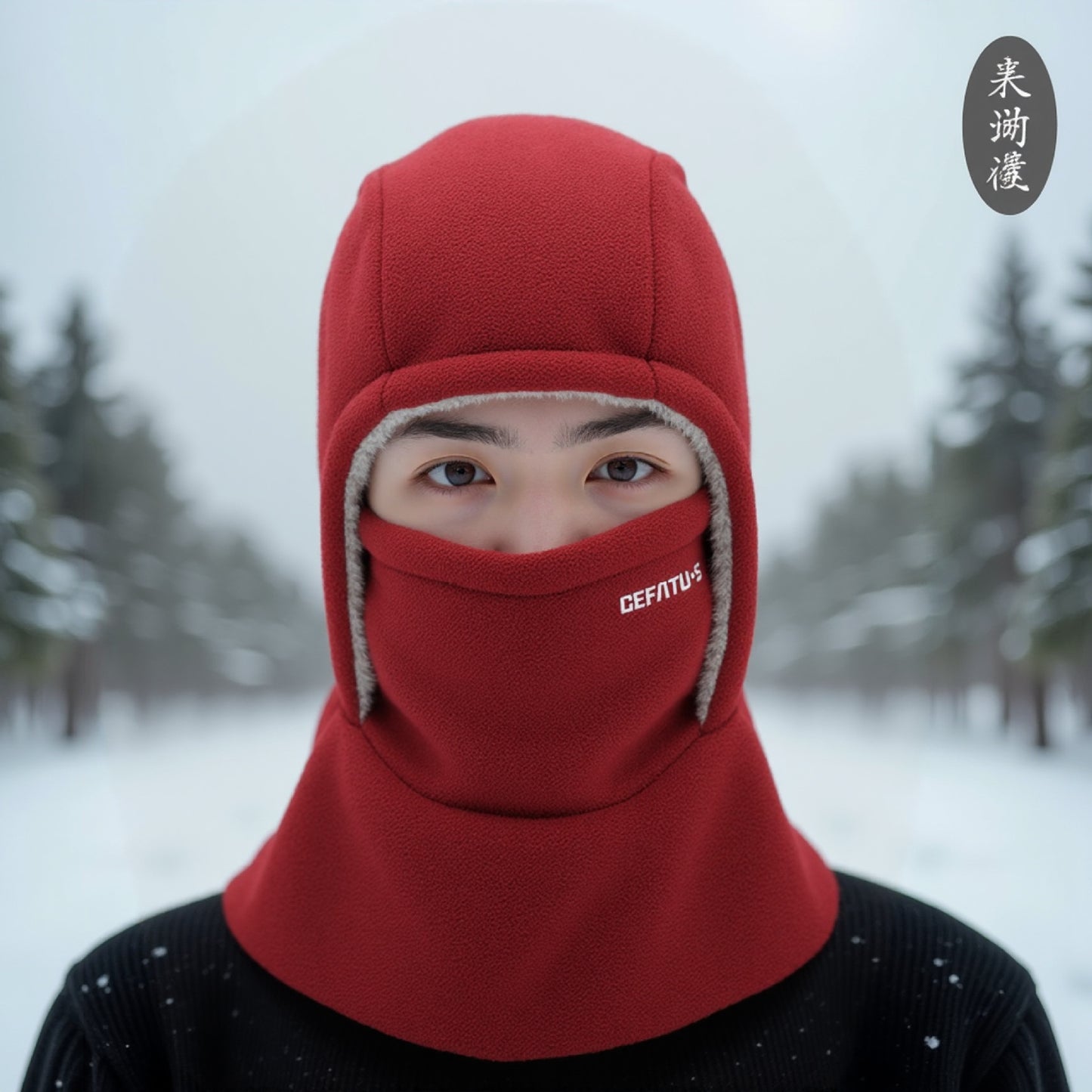 Unisex Winter Warm Neck Mask Ear Protection One Piece Hat