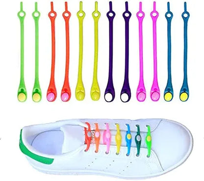 Super Elastic Lazy No-Tie Silicone Shoe Lace Clip