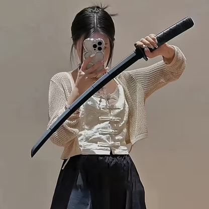 Retractable Role-Playing Katana - Plastic Samurai Prop Sword