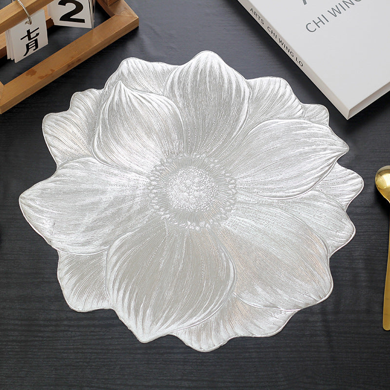 Lotus-Shaped Heat-Resistant and Washable Placemat