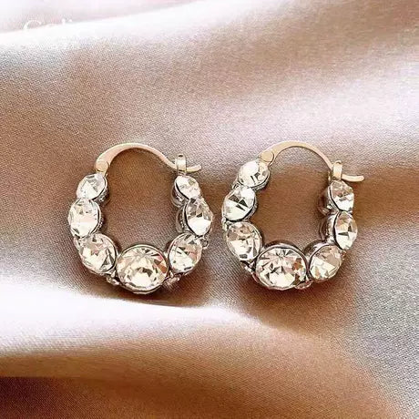 Stylish Rhinestone Earrings