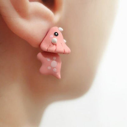 Cute Animal Bite Earrings