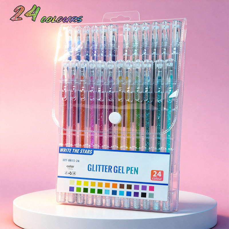 ✨Glitter Gel Pens – Sparkly Ink, Smooth Writing for Journaling & Card Making
