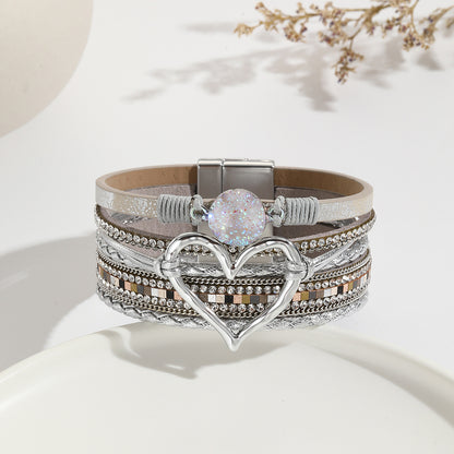 Bohemian Multi-layer Leather Bracelet Hand-woven Bracelet
