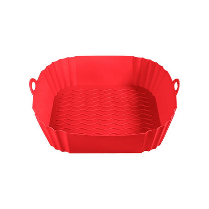 Silicone Air Fryer Basket Liner｜Reusable, Non-Stick & Easy Cleaning
