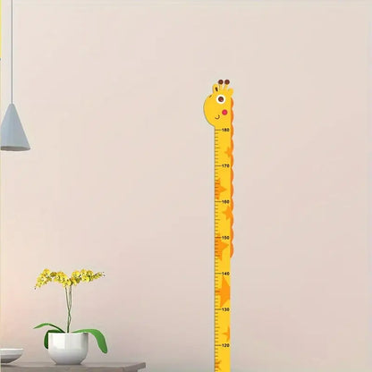 Removable Cartoon Kids Height Ruler Wall Sticker | Child Growth Measuring Chart