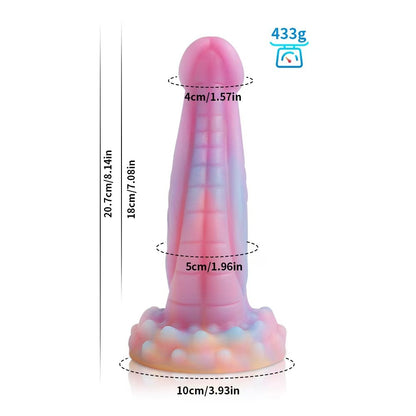 Glow-in-the-Dark Alien Silicone Decorative Ornaments