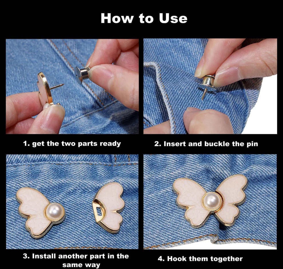 Adjustable Butterfly Buckles