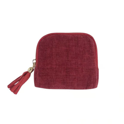 Jewelry zippered pocket case-Travel Jewelry Bag Portable Organizer