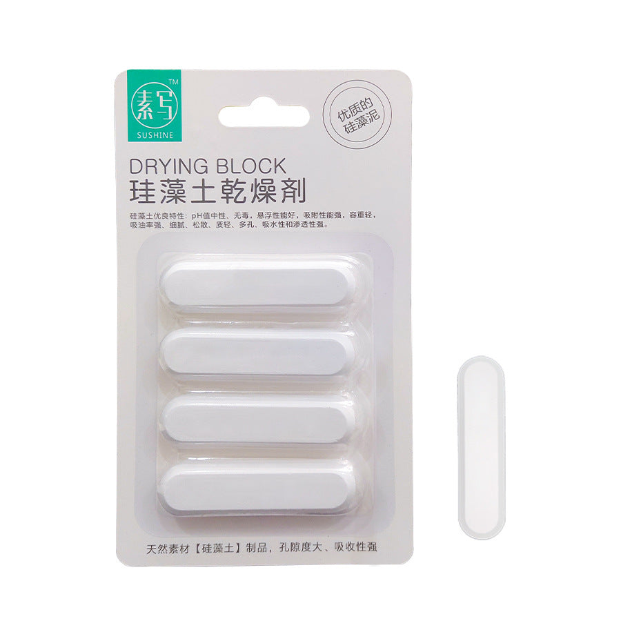 🏡Diatomite Moisture-Proof & Deodorizing Tablet – Absorbs Moisture, Prevents Mold, Freshens Air for Closet, Shoe Rack & Bathroom