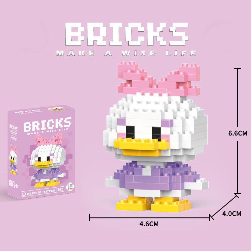 Cartoon Figurine Building Blocks