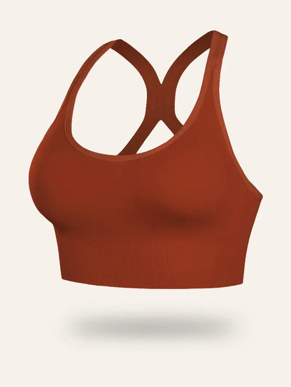 Plus Size Women's Wire-Free Bra with Removable Pads