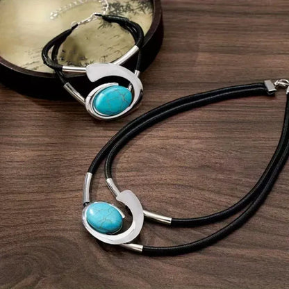 Bohemian Vintage Necklace and Bracelet Set