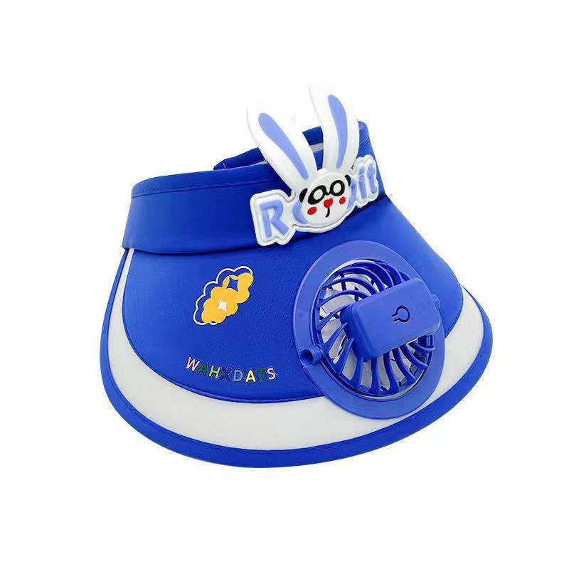 Children's Sun Hat with Rechargeable Fan