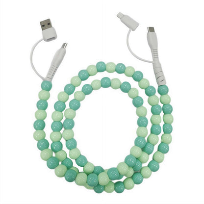 4-in-1 Beaded Charging Cord