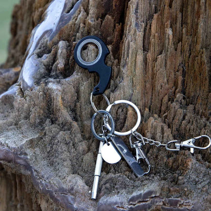 💡Fingertip Spinner Keychain Set – Spinner Keychain + Glow-in-the-Dark Keychain Strap, 2-Piece Set