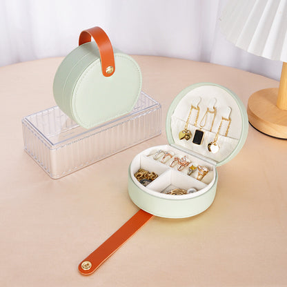 French Style Half-Round Jewelry Box – Handbag Shape & Portable