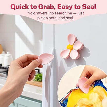 🌸Cute Flower Magnetic Clip – Holds Photos & Notes on Fridge, Perfect for Home & Office