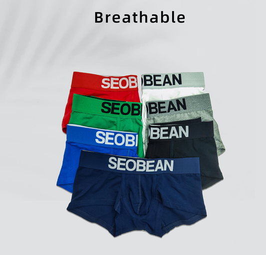 Men's Cotton Breathable Comfortable Stretch Boxer Shorts