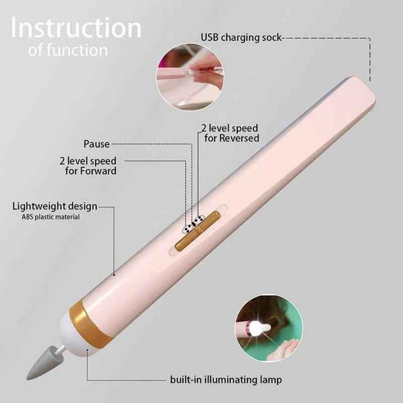Adjustable Speed · Interchangeable Bits · Home & Salon Use