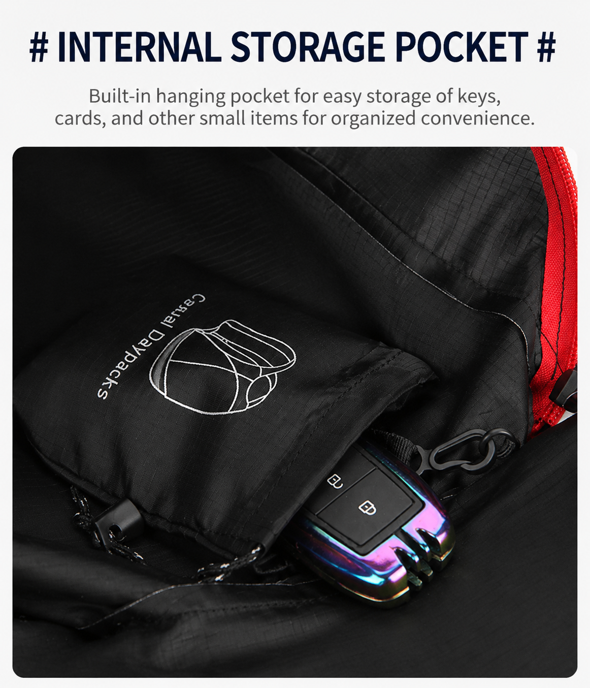 Lightweight Outdoor Backpack – Foldable for Travel, Hiking & Cycling
