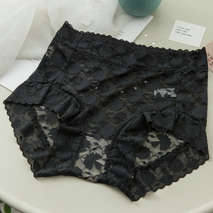 Sexy Seamless Thin Lace Silk Care Panties