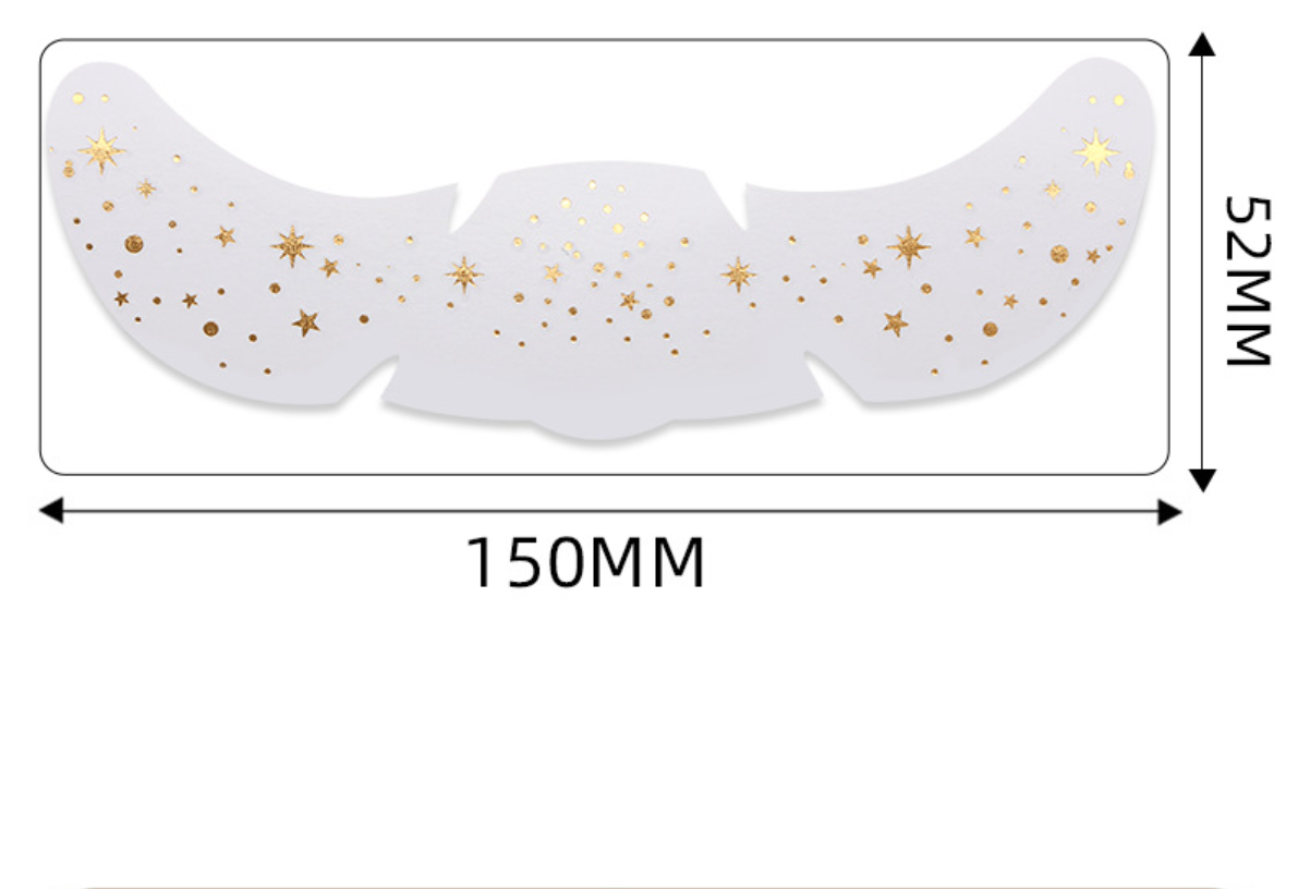 Gold foil freckle stickers, waterproof